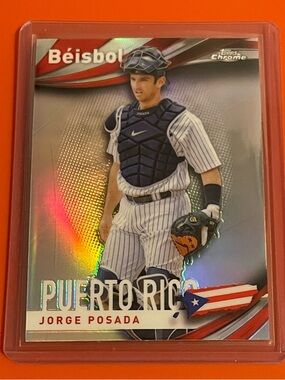 Jorge Posada #B-9 2021 Topps Chrome Beisbol Baseball Trading Card
